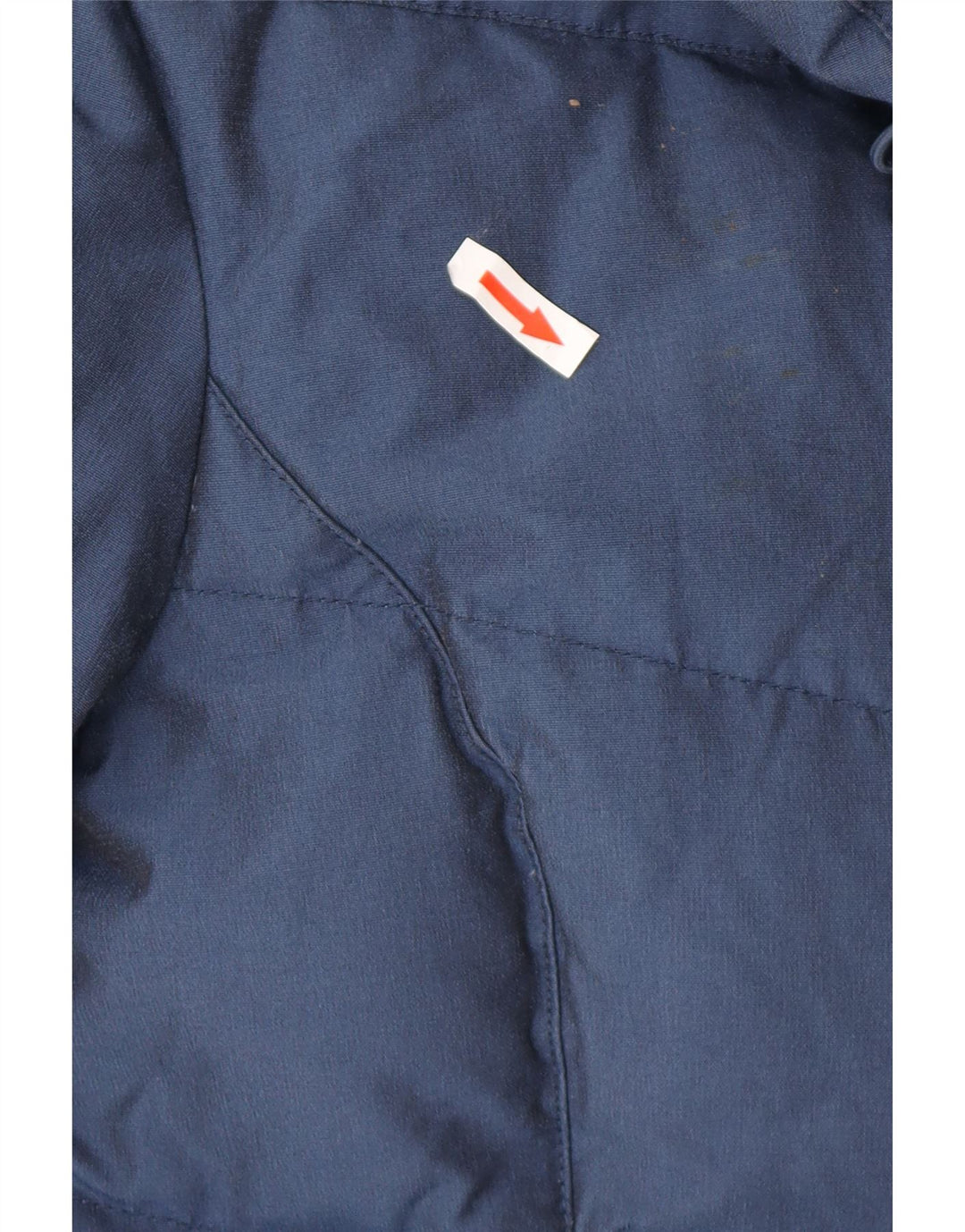 Jaqueta acolchoada feminina Woolrich Reino Unido 16 grande algodão azul marinho