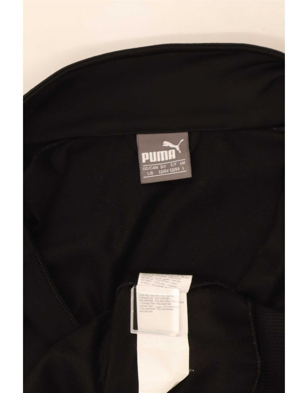 Puma Mens Graphic Tracksuit Top Jaqueta Grande Poliéster Preto