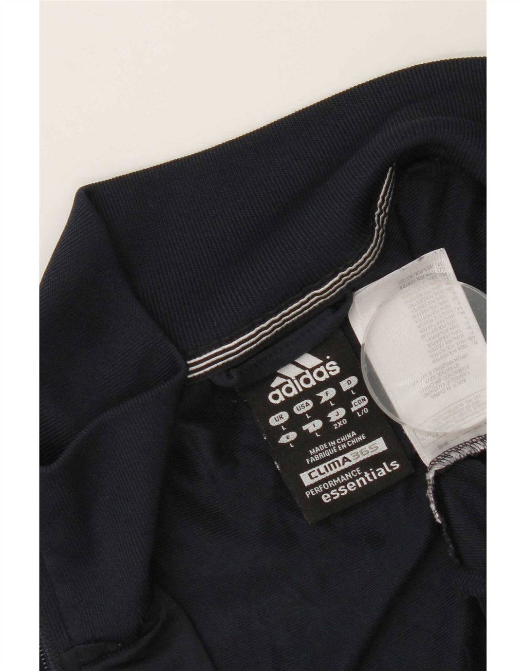 Adidas Mens Clima 365 Tracksuit Top Jacket Grande Poliéster Azul Marinho