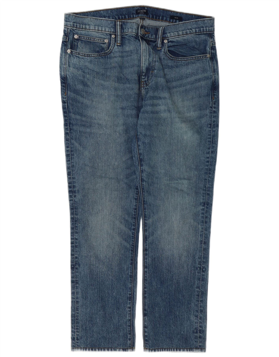 J. Crew Jeans Slim Masculino W34 L28 Algodão Azul
