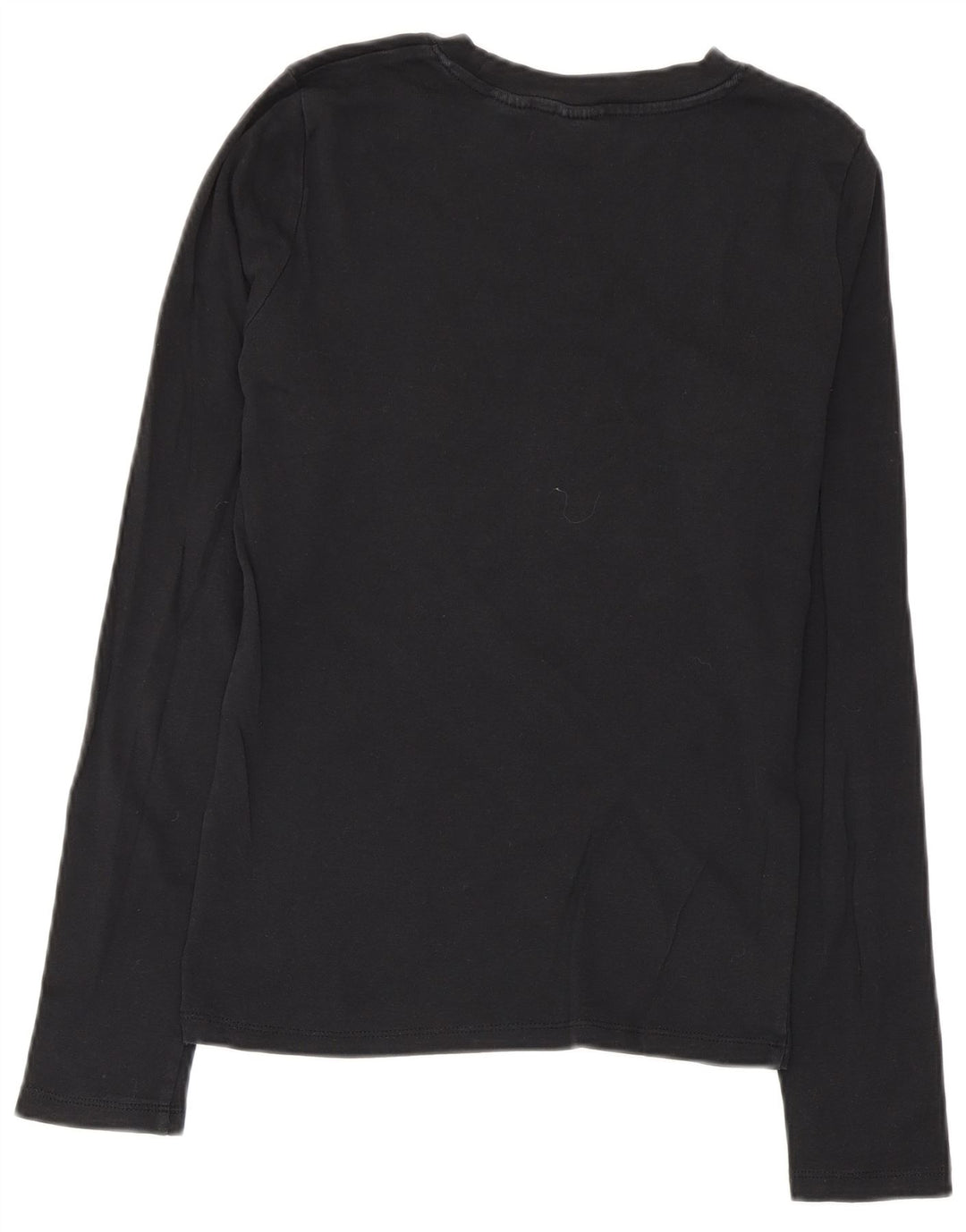 Top feminino Levi's manga comprida UK 12 médio preto