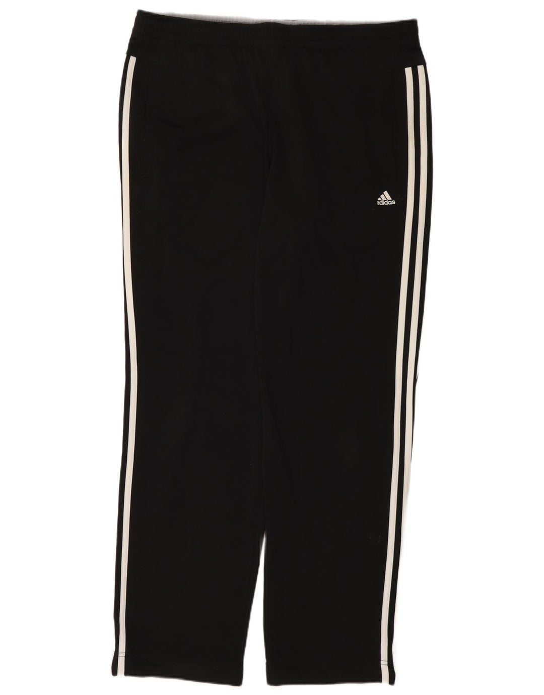 Calças de treino masculinas Adidas UK 46/48 XL poliéster preto