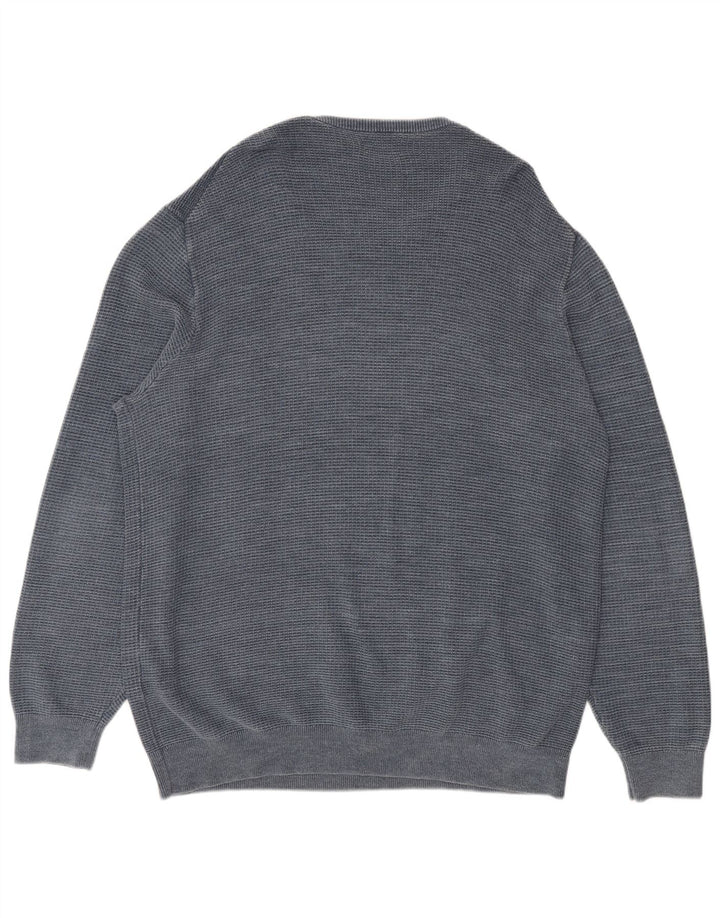 Suéter masculino GANT com gola redonda 3XL algodão azul