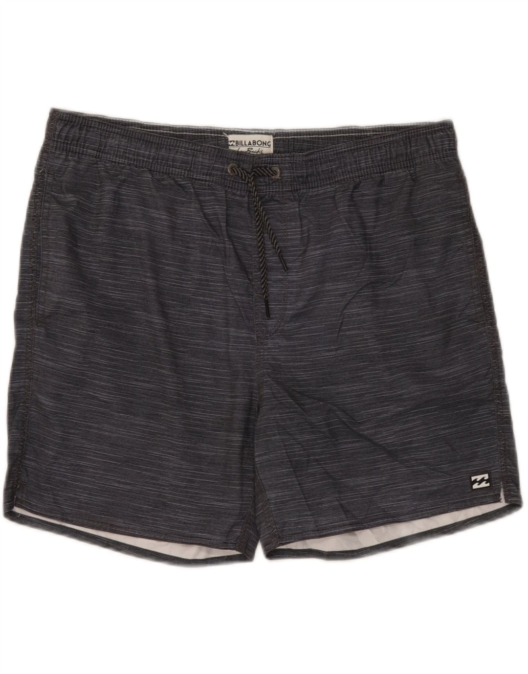 Billabong Mens Sport Shorts Médio Poliéster Salpicado Azul Marinho