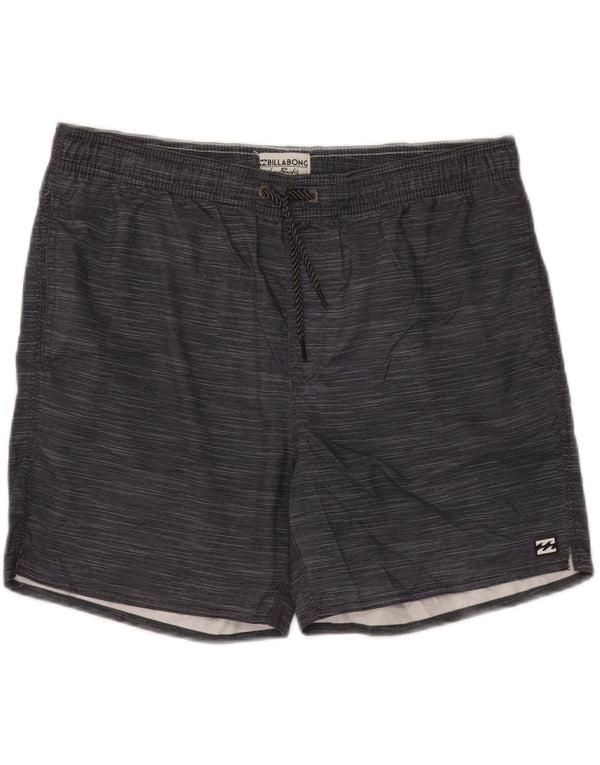 Billabong Mens Sport Shorts Médio Poliéster Salpicado Azul Marinho