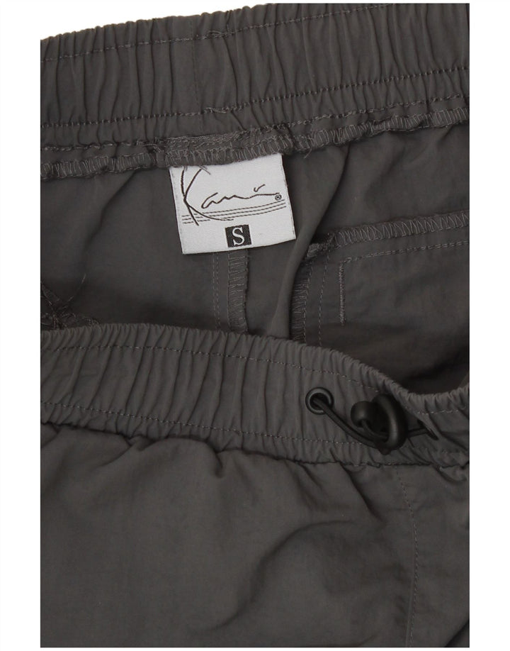 Karl Kani Mens Cargo Shorts Pequeno Cinza Poliamida