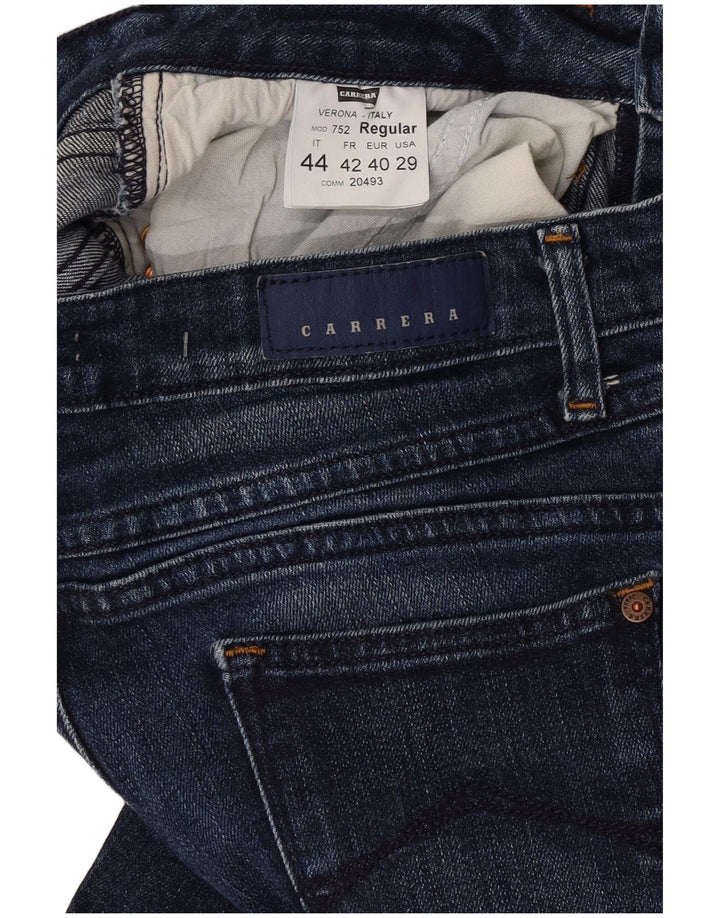 Carrera feminino 752 Straight Jeans IT 44 médio W29 L29 azul marinho