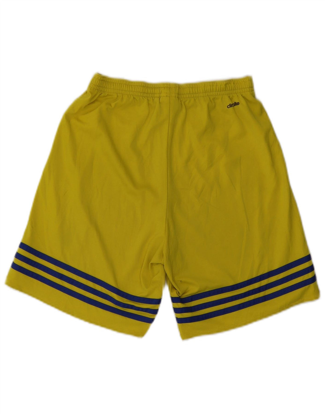ADIDAS Mens Climalite Sport Shorts Pequeno Poliéster Amarelo