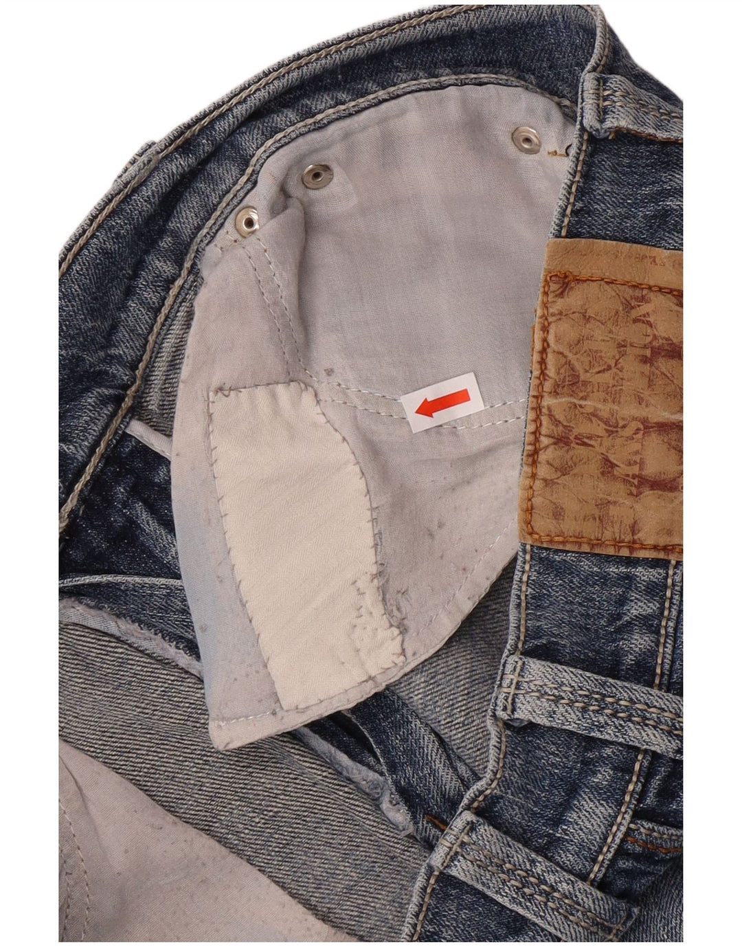 Shorts jeans feminino BOOSLEY W30 azul médio