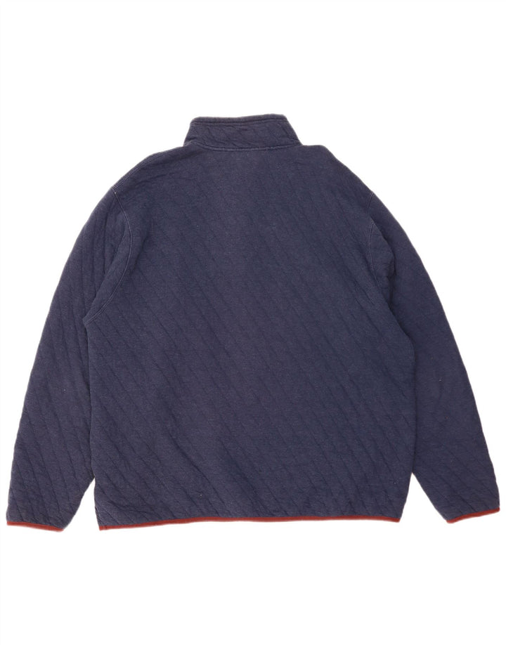 Suéter masculino ORVIS com gola redonda e algodão azul marinho
