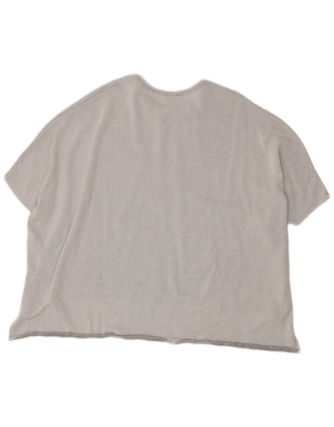 Zara Camiseta Feminina Trafaluc Oversized Top UK 14 Poliéster Cinza Médio