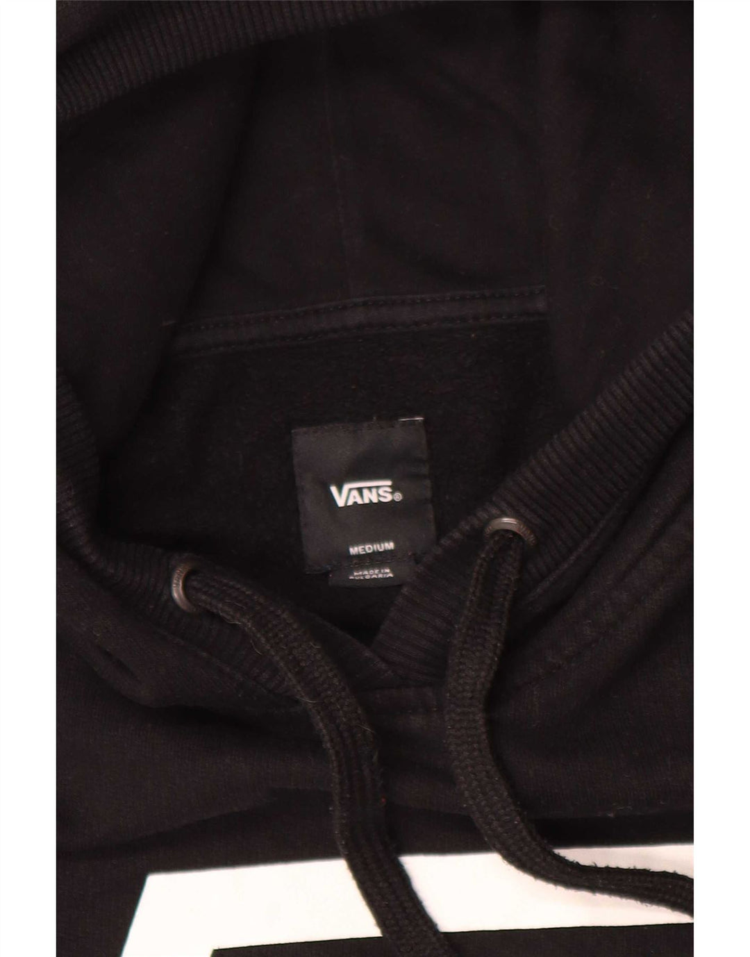 Vans Mens Graphic Hoodie Jumper Médio Preto