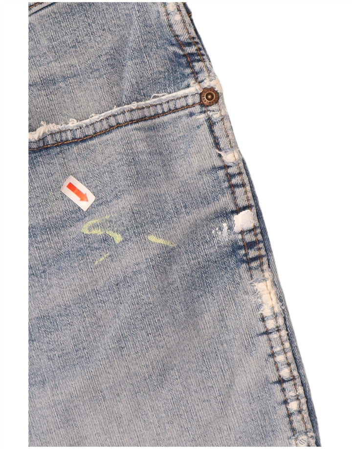 WRANGLER Masculino Texas Stretch Denim Shorts W40 XL Azul Algodão