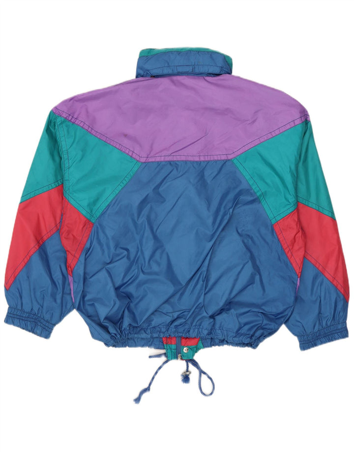 Jaqueta de treino feminina MC Kee UK 16 grande bloco colorido multicolorido