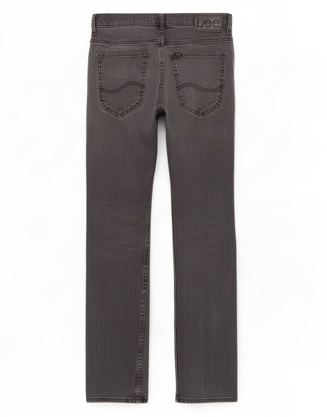 Lee Mens Straight Jeans W29 L32 Cinza Algodão
