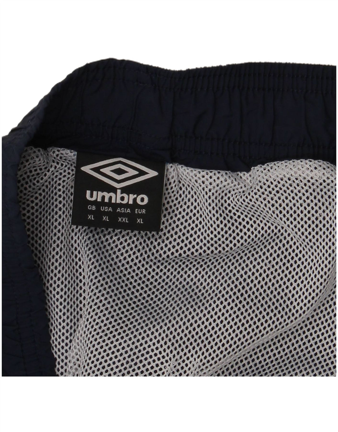 Shorts de natação masculino UMBRO XL azul marinho poliéster