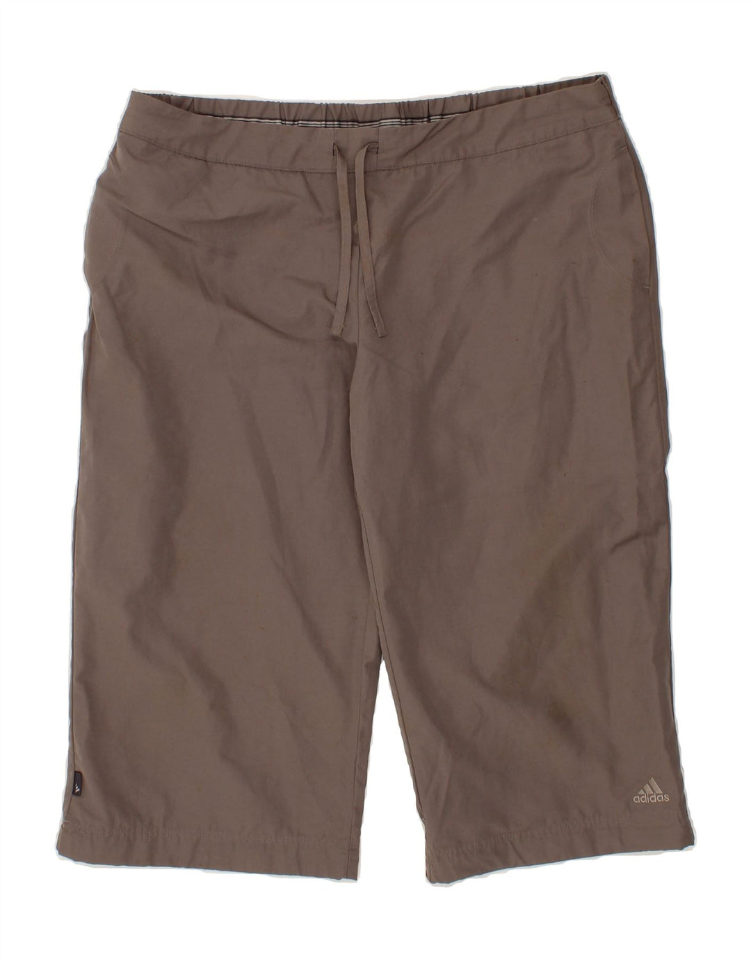 ADIDAS Womens Bermuda Shorts UK 18 XL W38  Brown Cotton Vintage Adidas and Second-Hand Adidas from Messina Hembry 