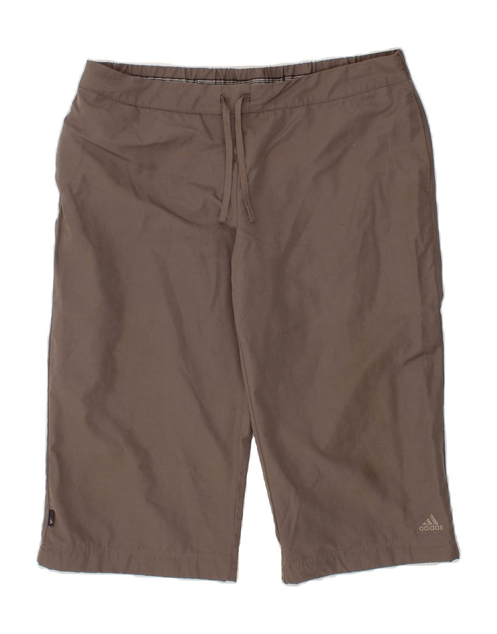ADIDAS Womens Bermuda Shorts UK 18 XL W38  Brown Cotton Vintage Adidas and Second-Hand Adidas from Messina Hembry 