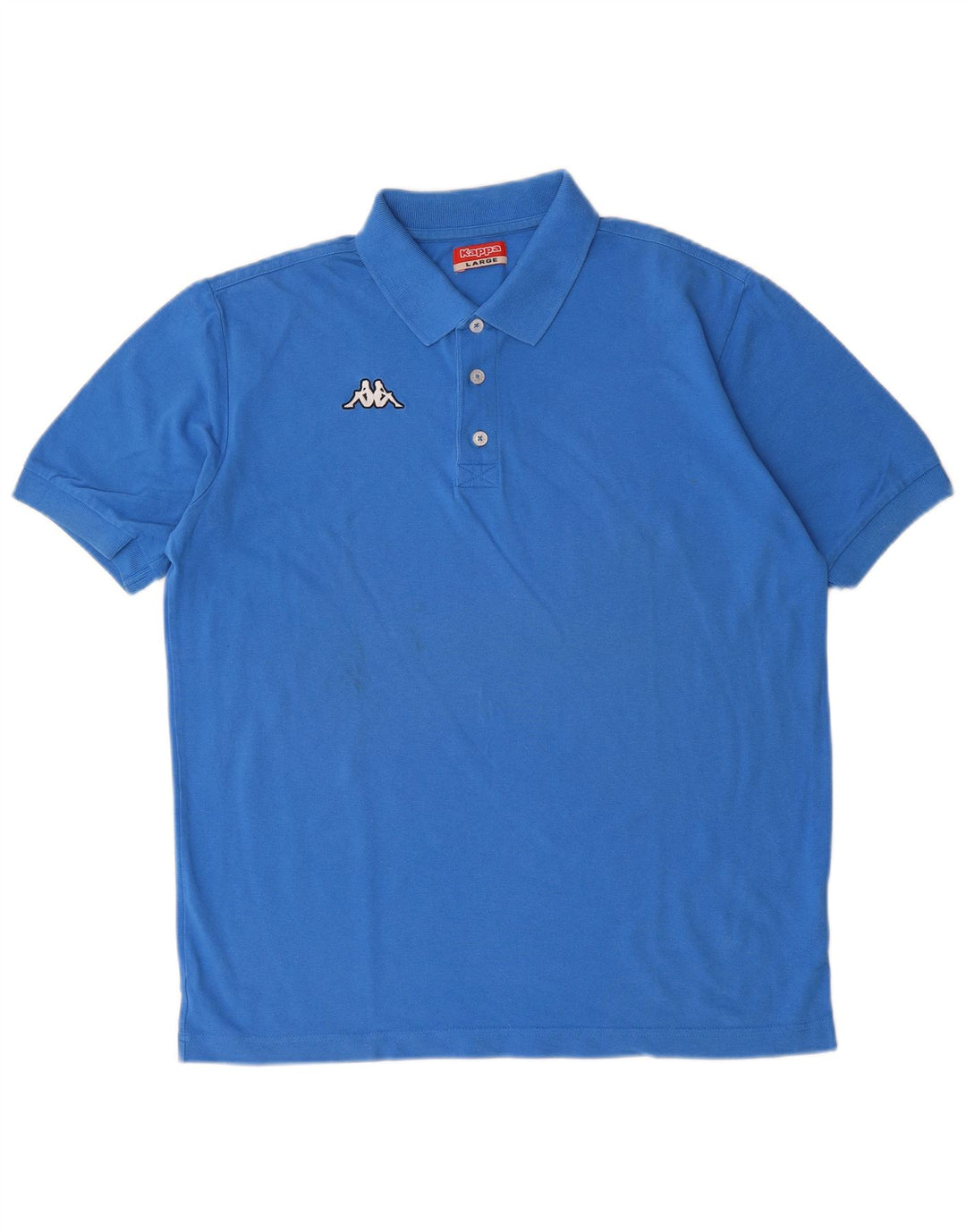 Camisa polo masculina KAPPA grande algodão azul