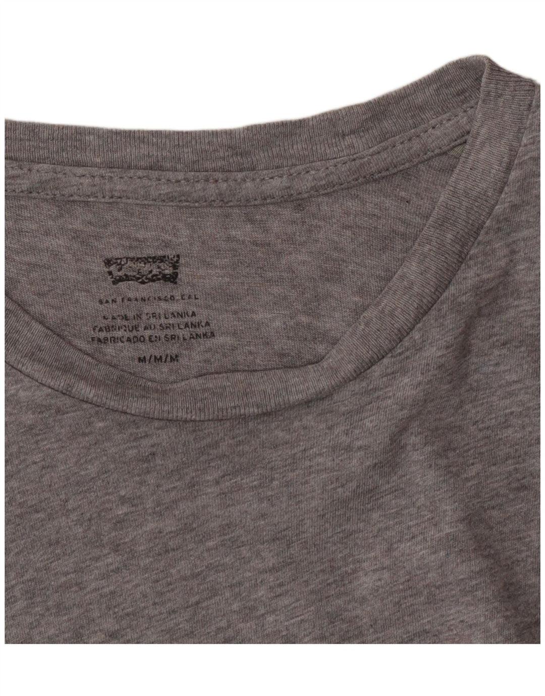 Camiseta gráfica masculina Levi's cinza médio