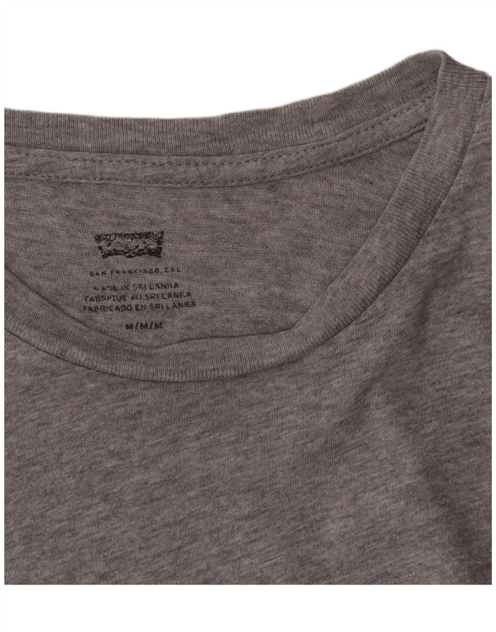 Camiseta gráfica masculina Levi's cinza médio