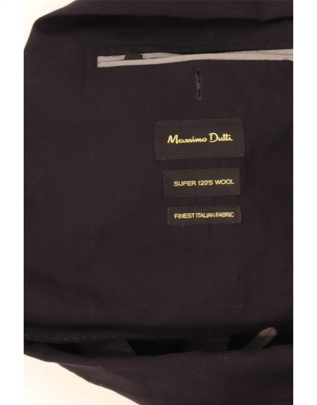 Jaqueta blazer masculina Massimo Dutti com 2 botões EU 56 XL lã preta