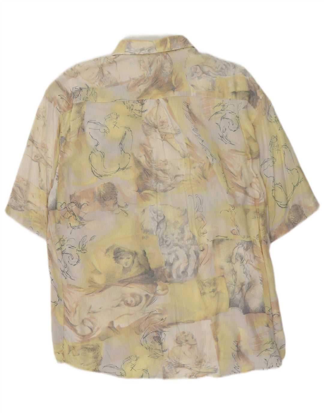 Camisa masculina de manga curta MAC FASHION média multicolorida patchwork viscose