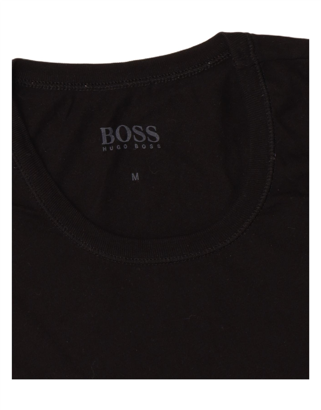 Camiseta masculina Hugo Boss Top médio preto