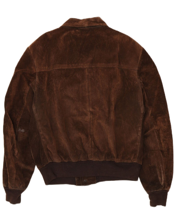 Jaqueta bomber masculina Bignami de camurça IT 54 2XL marrom