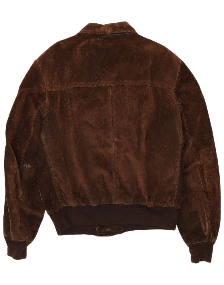 Jaqueta bomber masculina Bignami de camurça IT 54 2XL marrom