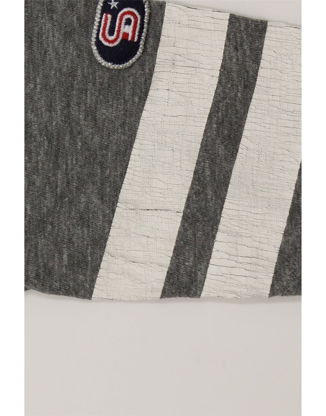 Top gráfico feminino Superdry manga 3/4 UK 14 algodão cinza médio