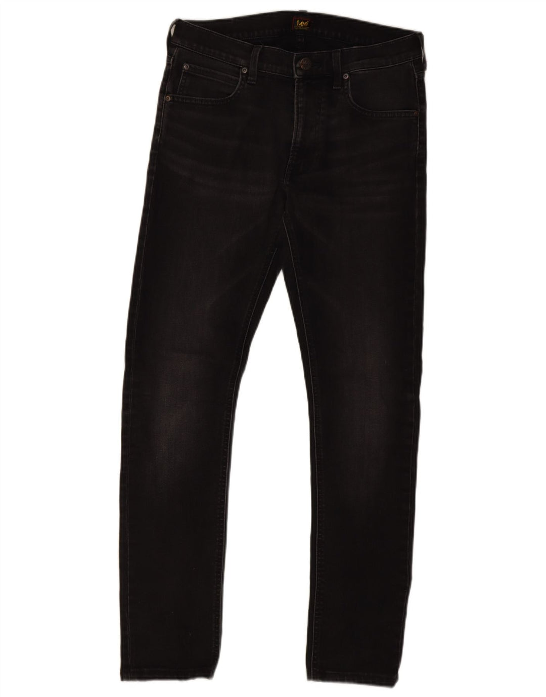 Lee Mens Luke Slim Jeans W31 L31 Algodão Preto