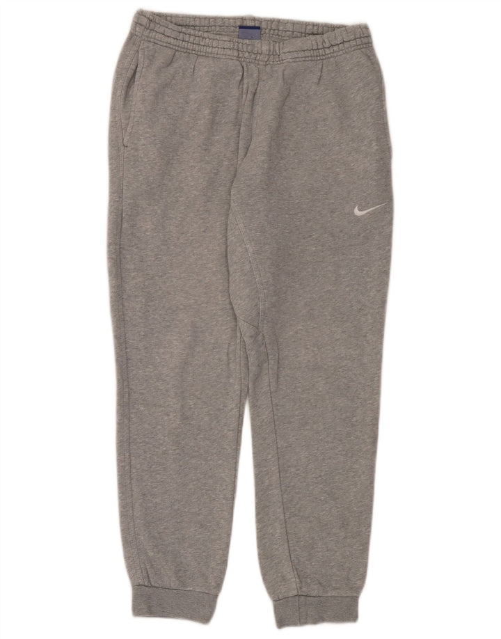 Calça de treino masculina Nike joggers grande algodão cinza