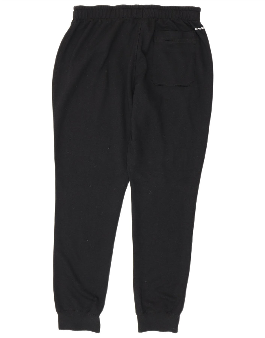 Adidas masculino climalite calças de treino joggers grande poliéster preto