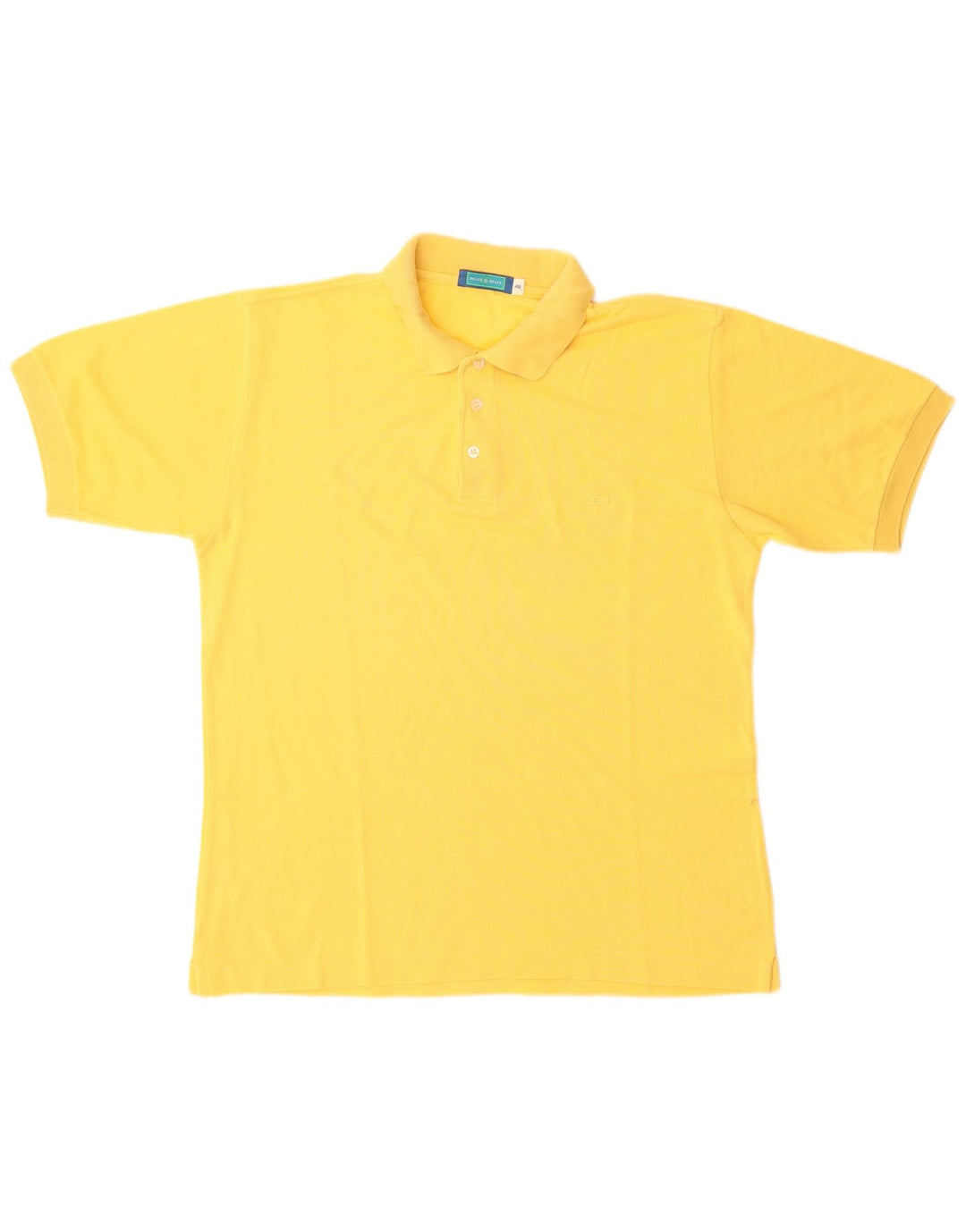 Camisa polo masculina Belfe & Belfe IT 46 algodão amarelo pequeno