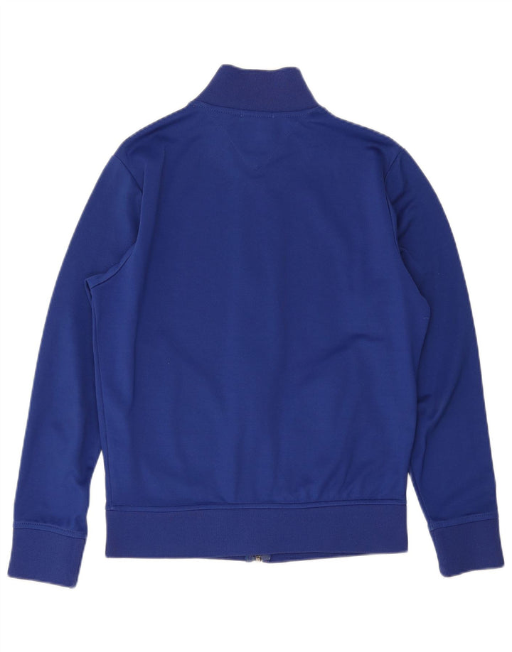 Tommy Hilfiger Jaqueta masculina de agasalho pequeno poliéster azul