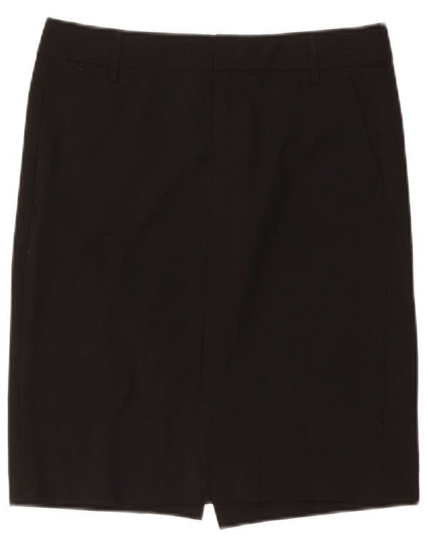 Saia lápis feminina Gap W28 poliéster preto médio