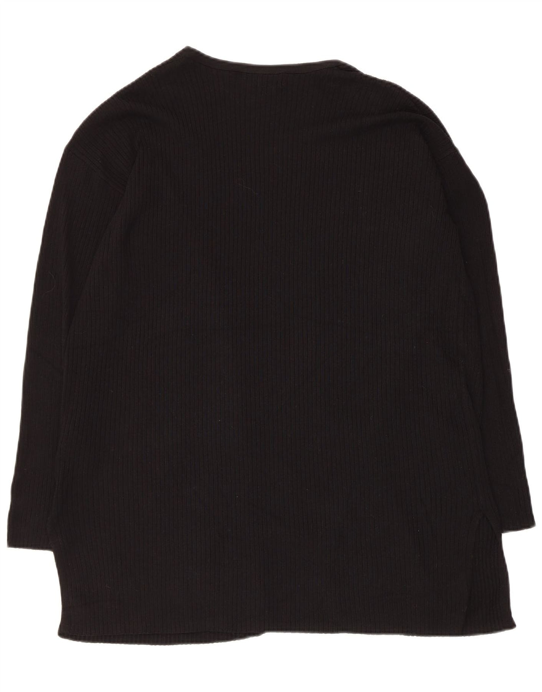 Suéter cardigã aberto feminino Marks & Spencer Reino Unido 14 viscose preta média