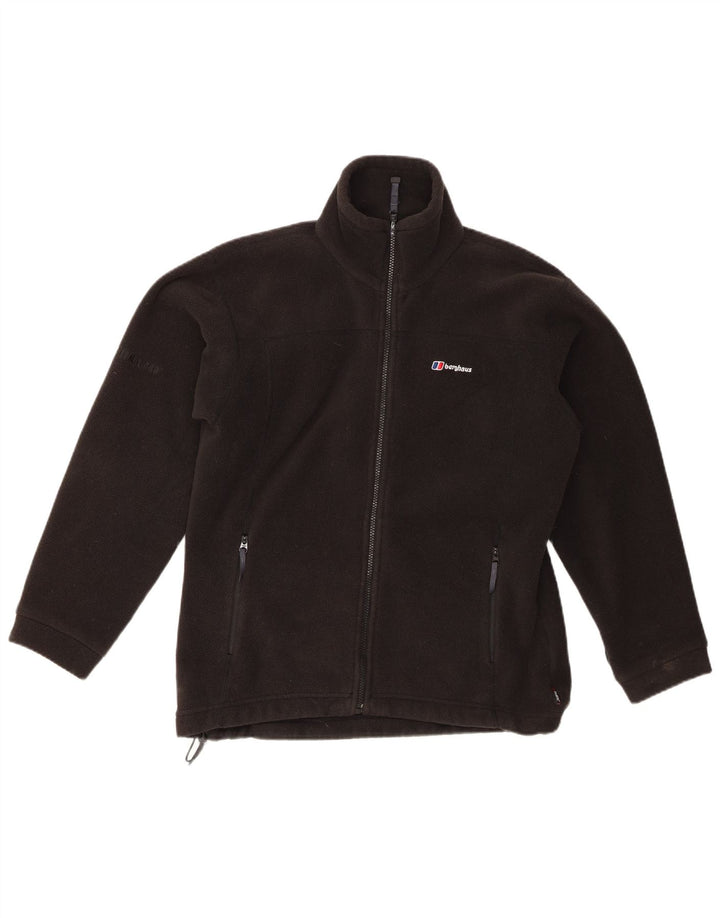 Jaqueta feminina Berghaus Liner Fleece UK 12 poliéster preto médio