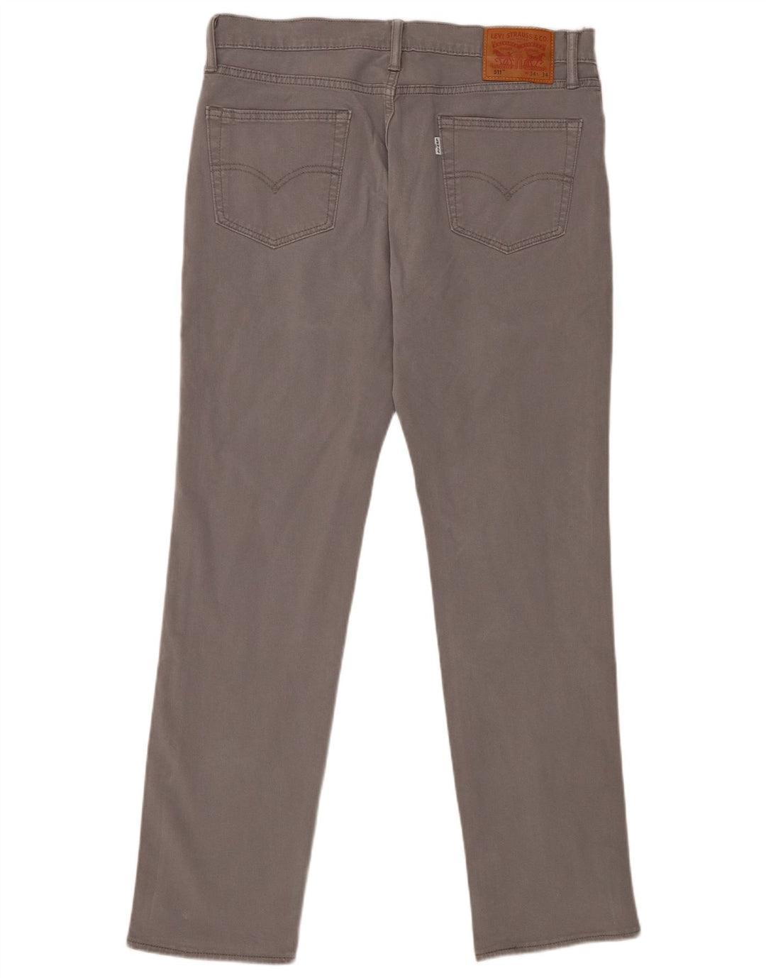 Levi's Masculino 511 Slim Jeans W34 L34 Cinza Algodão