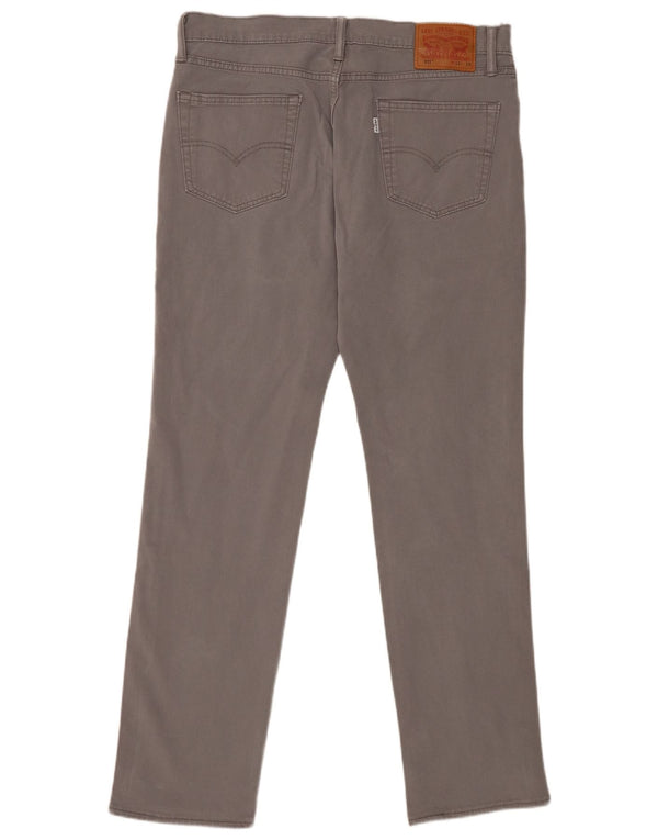 Levi's Masculino 511 Slim Jeans W34 L34 Cinza Algodão