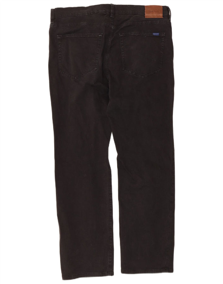 Jeans retos masculinos Gant W38 L30 algodão preto