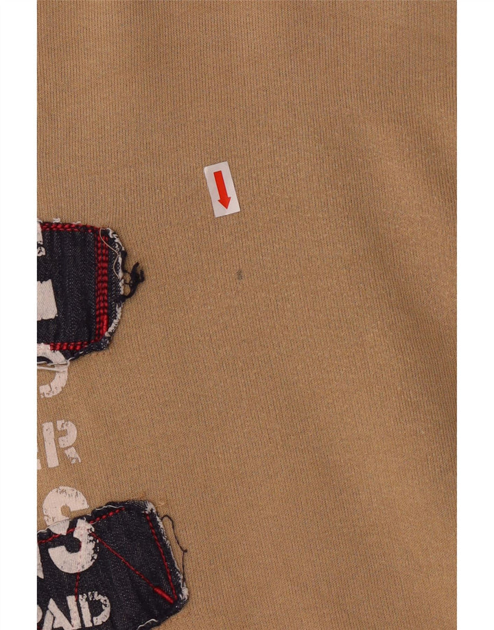 Suéter gráfico feminino WRANGLER UK 20 2XL algodão bege
