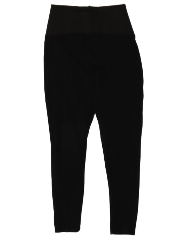 Leggings femininas Marks & Spencer UK 8 pequenas viscose preta