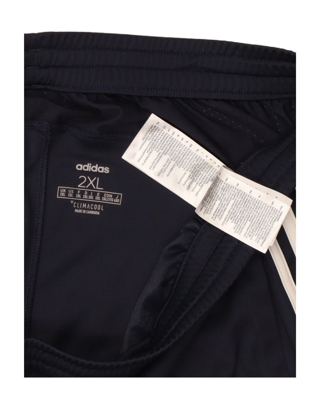 Adidas masculino Climacool Sport Shorts 2XL azul marinho poliéster