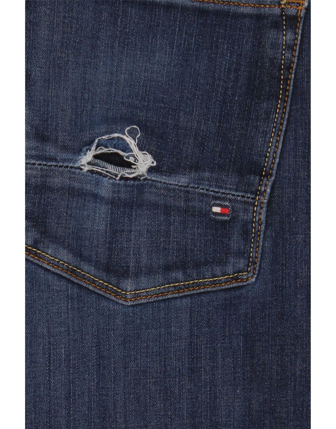 Tommy Hilfiger Masculino Bleecker Slim Jeans W34 L36 Azul Algodão