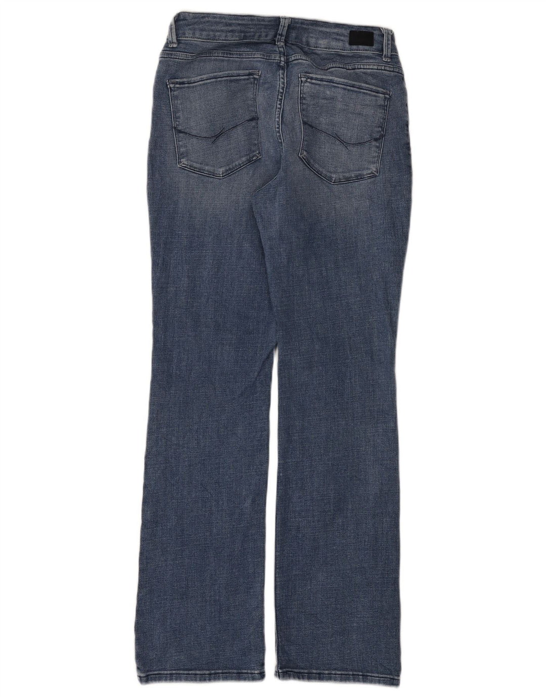 Lee Womens Curvy Bootcut Jeans US 8 Médio W28 L30 Azul Algodão