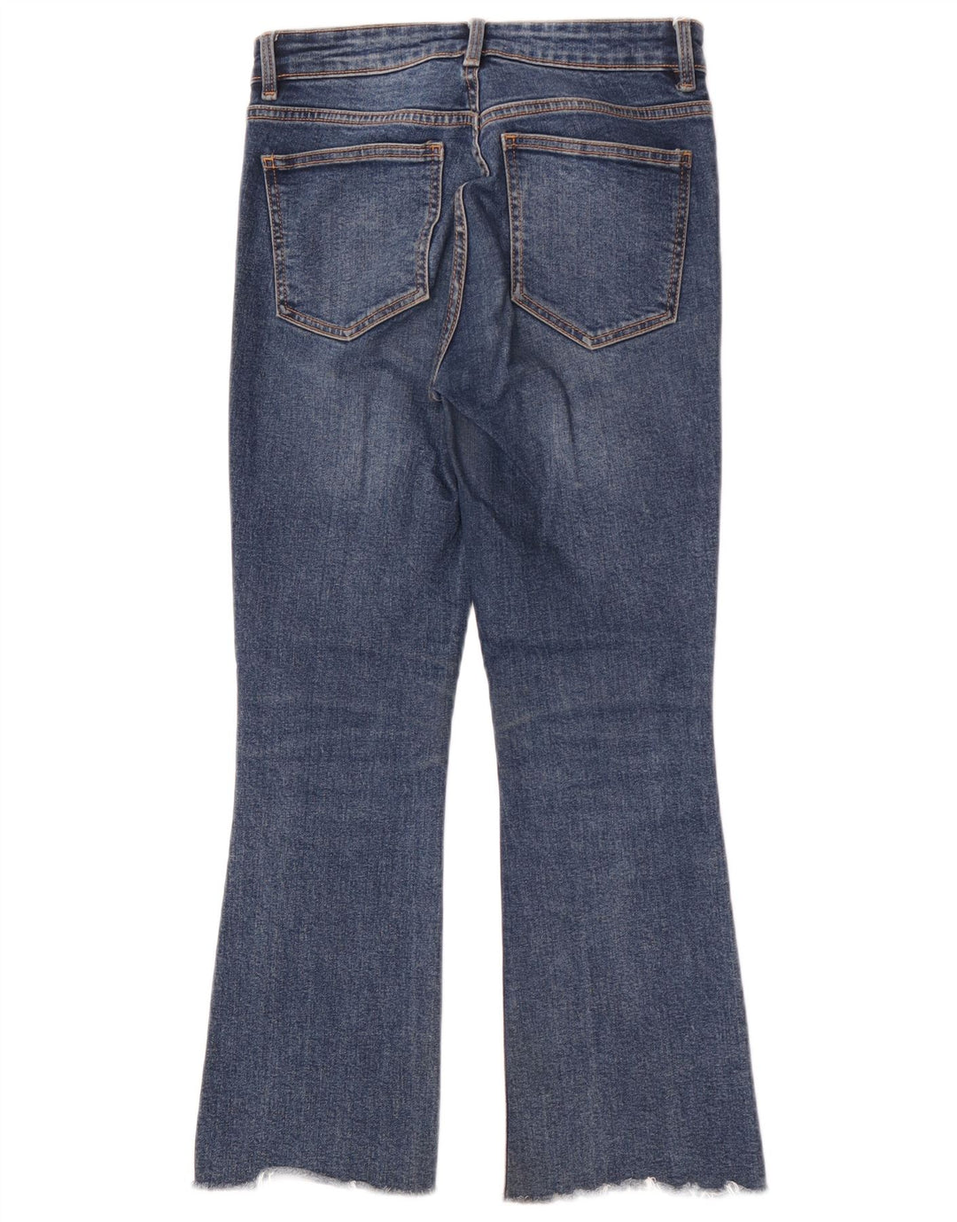 Zara Jeans Bootcut Feminino EU 38 Pequeno W28 L26 Azul Algodão
