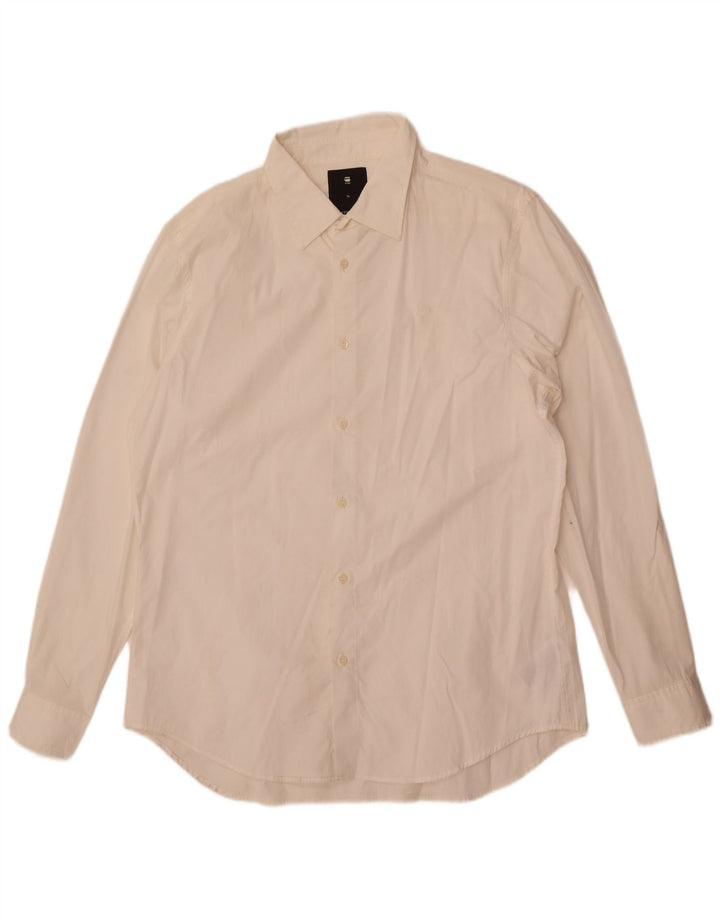 Camisa masculina G-Star XL algodão branco