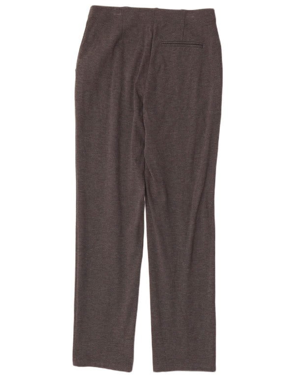 Calça Chino Feminina Marks & Spencer Slim UK 10 Pequena W28 L30 Cinza Viscose